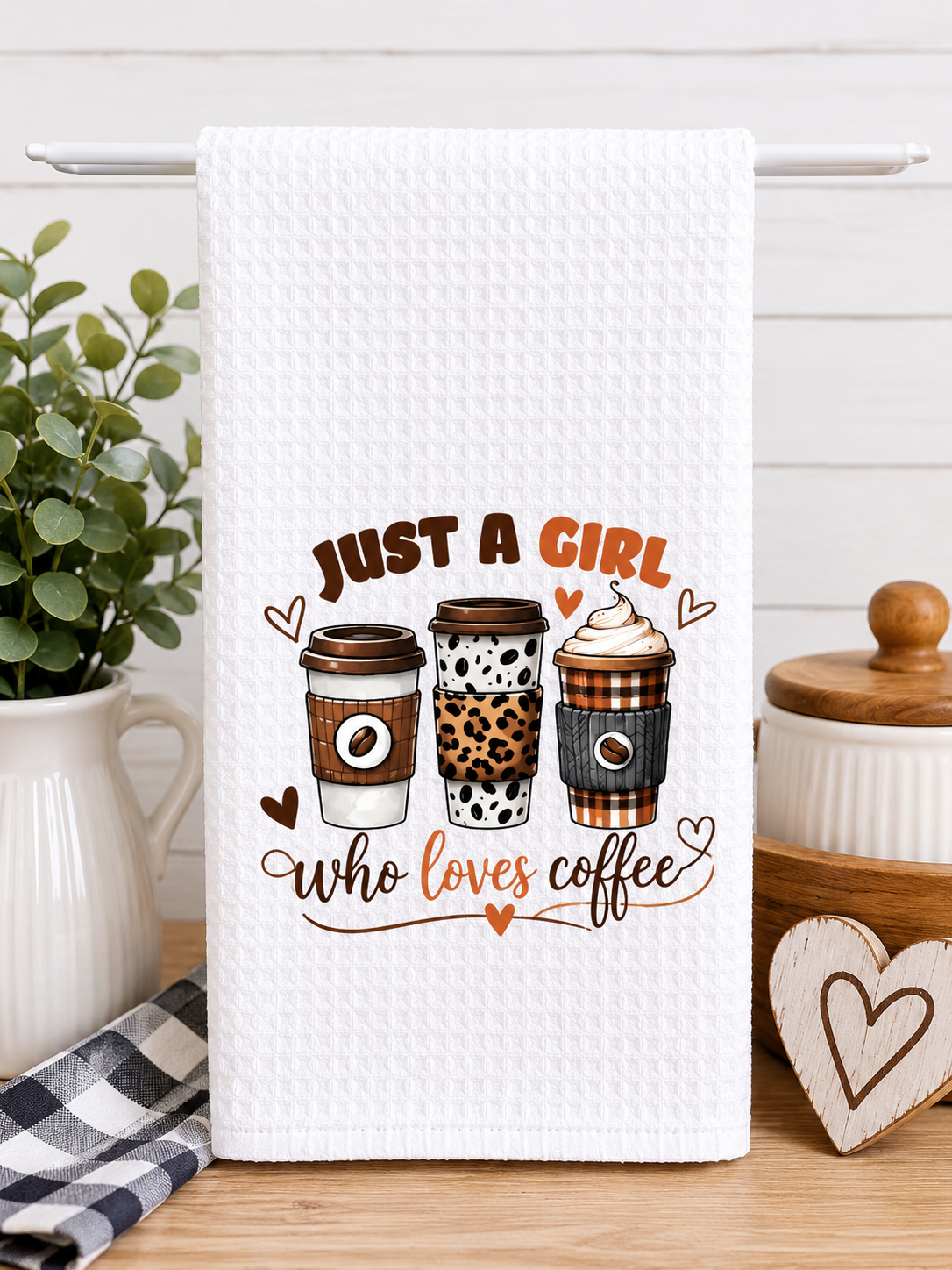 Life Begins After Coffee Kitchen Towel ☕