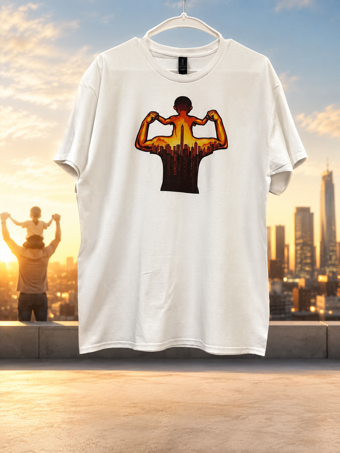 T-Shirt Father and son shirts in the city
