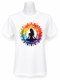 Meditation Yoga T-Shirt | Colorful Zen Graphic Tee | Unisex Spiritual Shirt