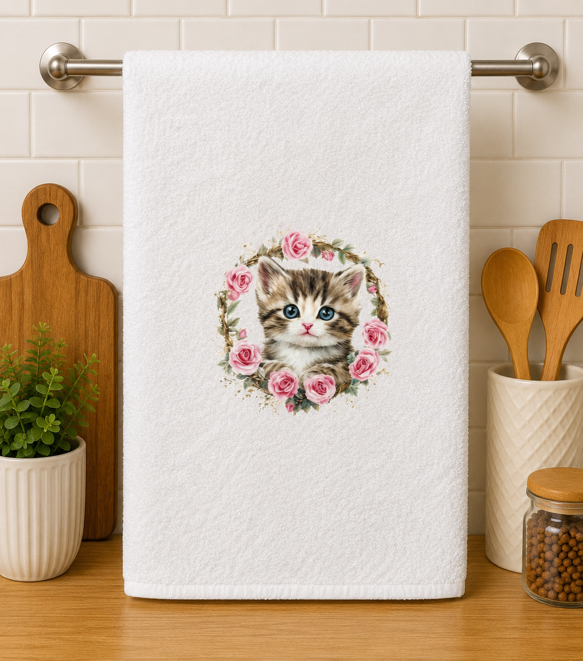 Cat and Pet kitchen towel