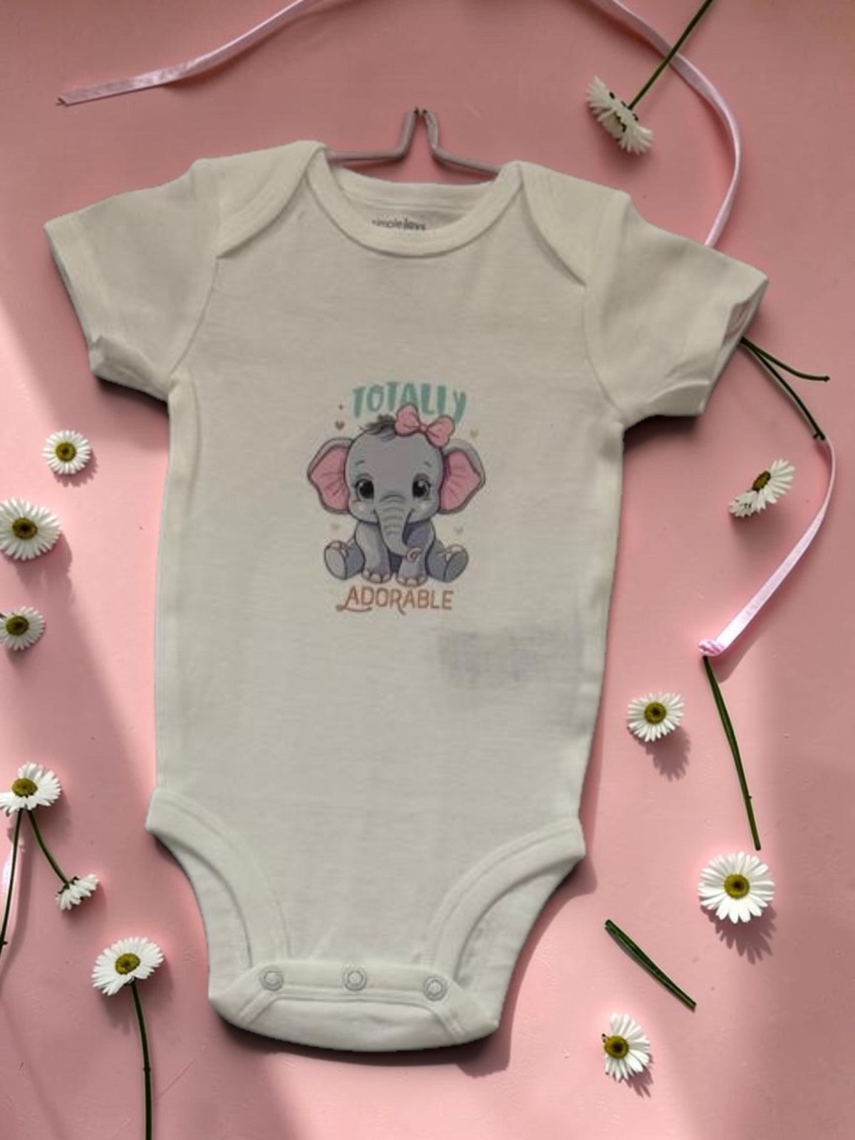 BABY ELEPHANT GRAPHIC BODYSUIT
